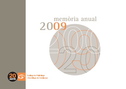 LA MEMÒRIA DEL 2009 JA ESTÀ DISPONIBLE AL WEB DEL COL·LEGI