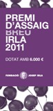 PREMI D’ASSAIG BREU IRLA 2011