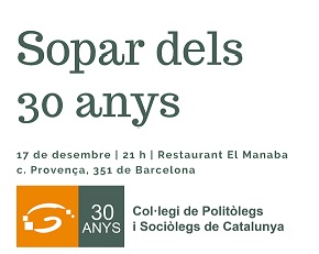 SOPAR DELS 30 ANYS DEL COLPIS