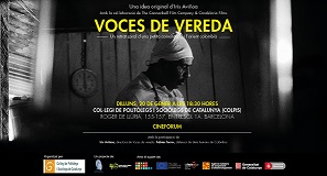 CINEFÒRUM: PROJECCIÓ DEL DOCUMENTAL ‘VOCES DE VEREDA’