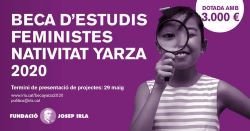 BECA D’ESTUDIS FEMINISTES NATIVIDAD YARZA 2020