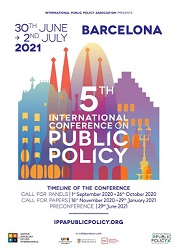 CALL FOR PAPERS PER AL V CONGRÉS SOBRE POLÍTIQUES PÚBLIQUES