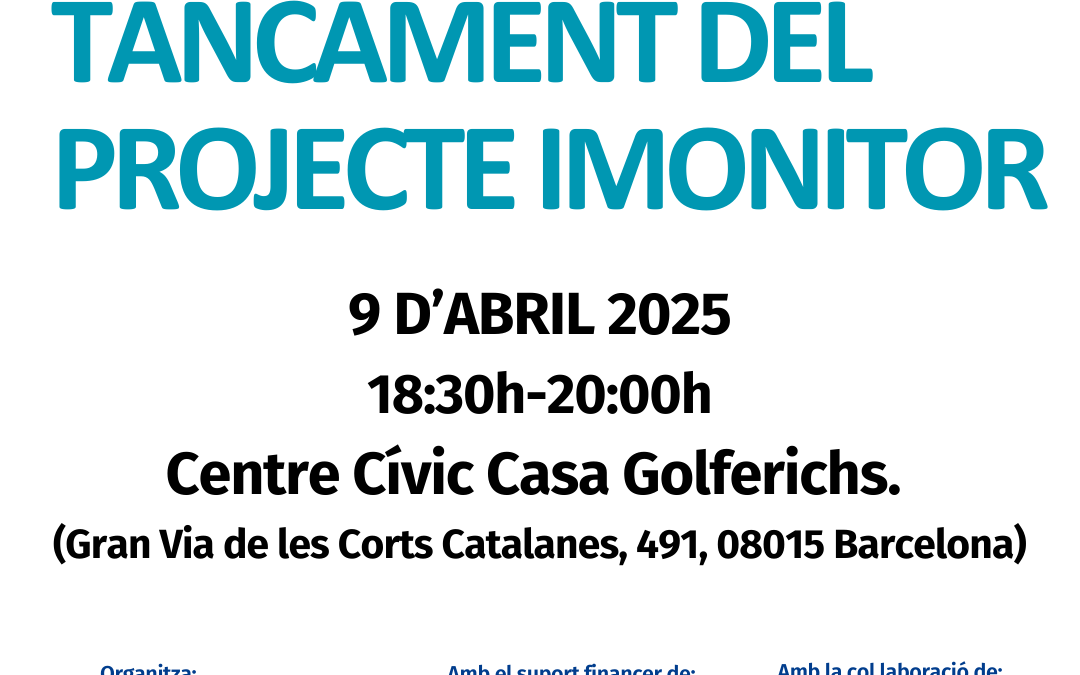 CELEBREM UN ACTE DE CLAUSURA DEL PROJECTE IMONITOR