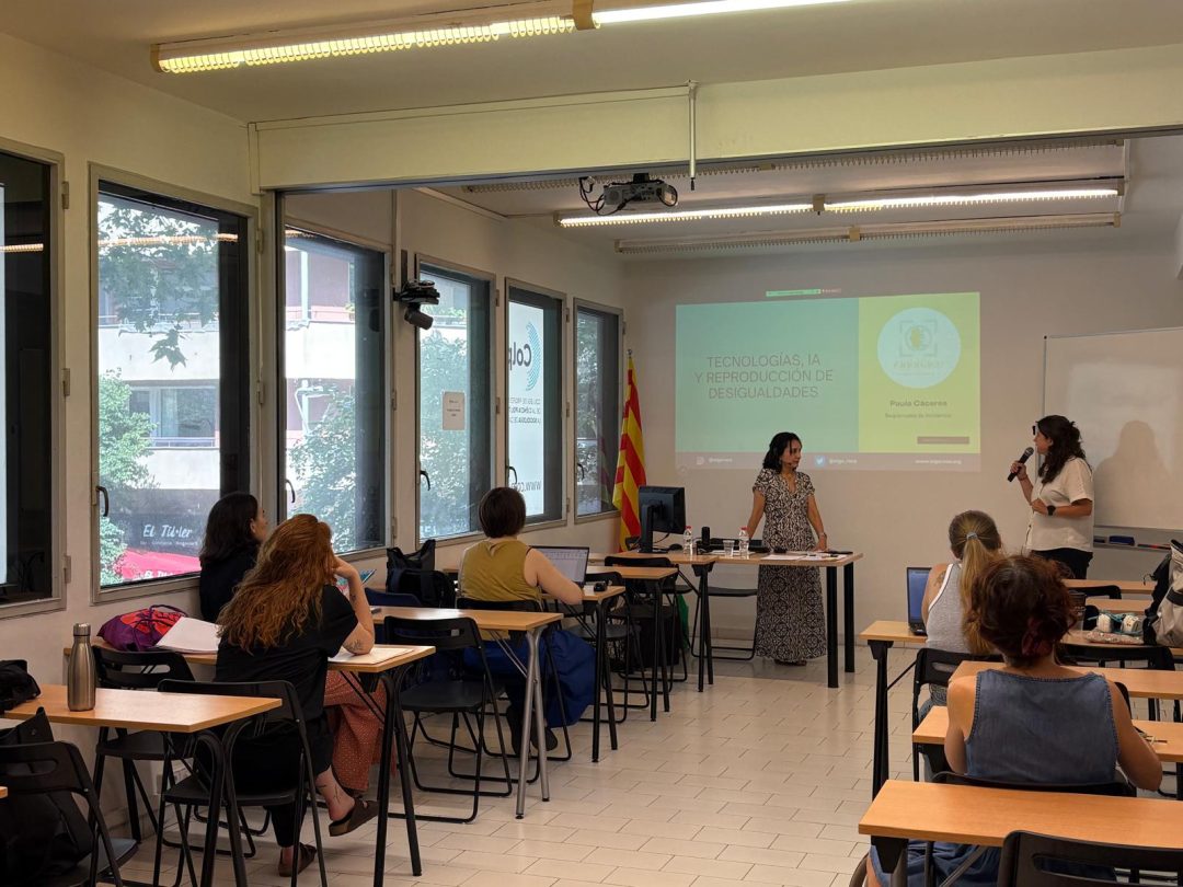 MASTERCLASS: ‘IA I DADES ALGORÍTIMIQUES DES DE LA PERSPECTIVA DECOLONIAL FEMINISTA’. AMB PAULA CÁCERES